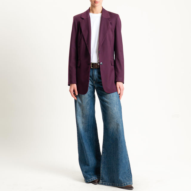 Motel-Giacca due bottoni - Bordeaux