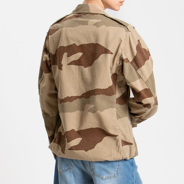 Motel-Giacca vintage con applicazioni - camouflage