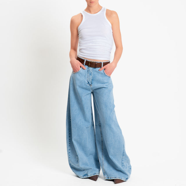 Motel-Jeans barrel relaxed fit - denim chiaro