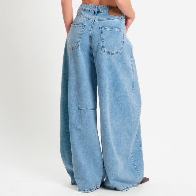 Motel-Jeans barrel relaxed fit - denim chiaro