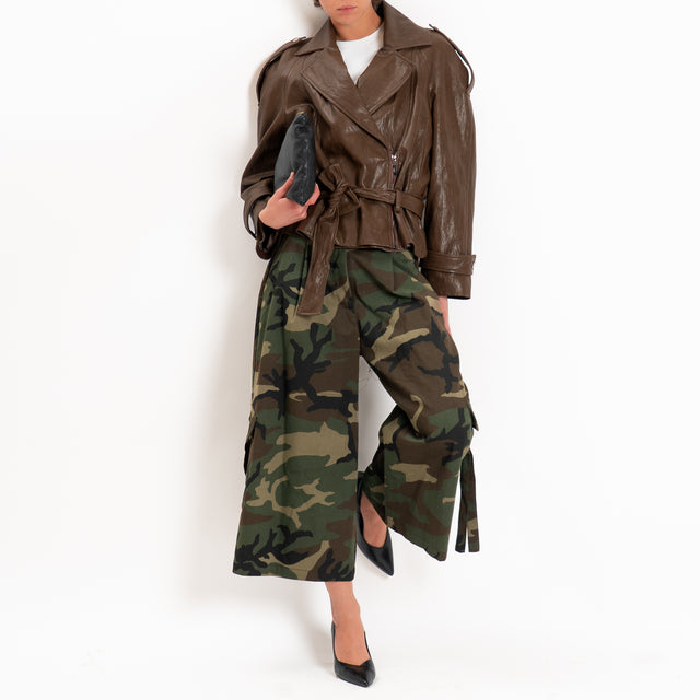 Motel-Bermuda cargo camouflage - militare/moro