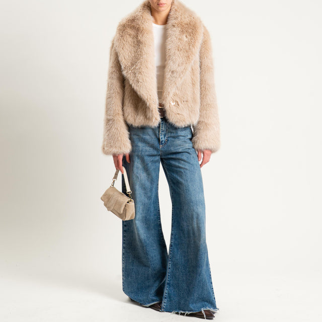 Motel-Ecopelliccia - cream