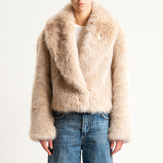 Motel-Ecopelliccia - cream