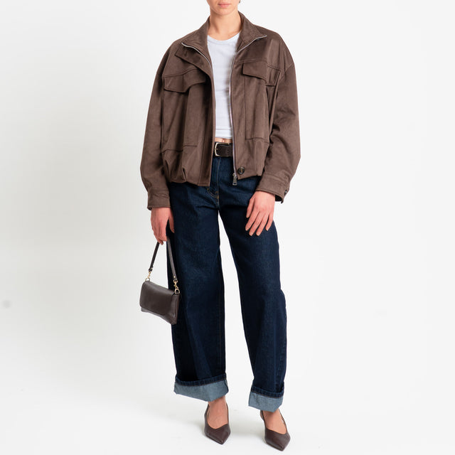 Motel-Bomber effetto suede - moro