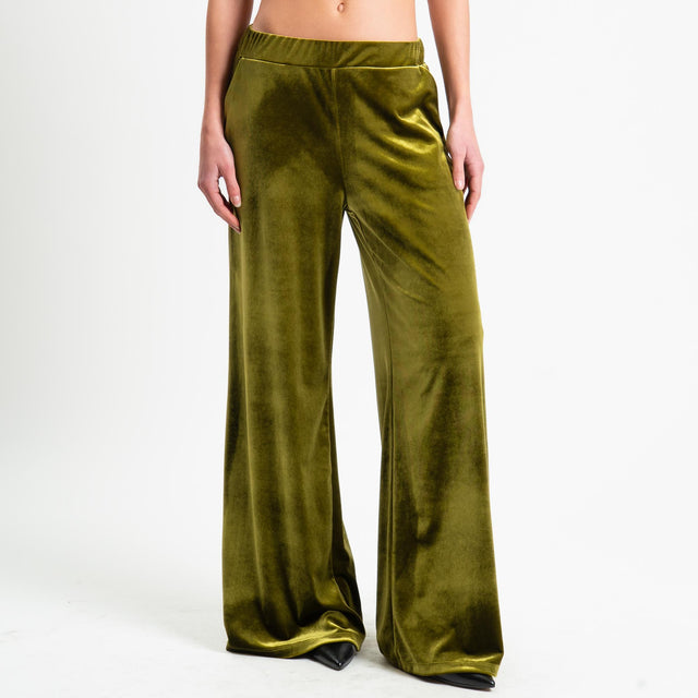 Motel-Completo velluto ciniglia giacca e pantalone - olio