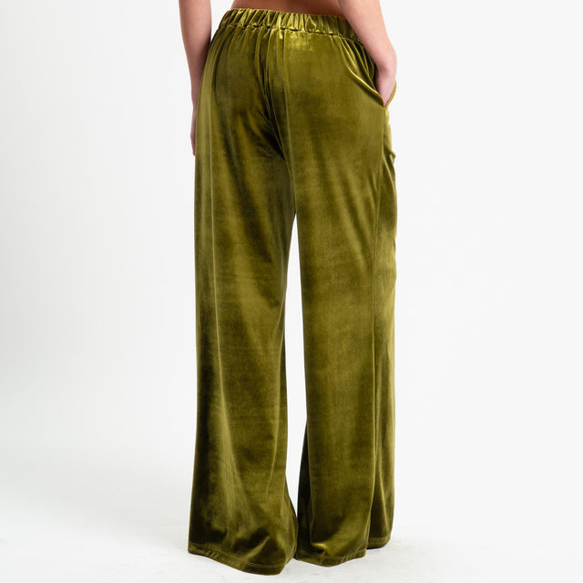 Motel-Completo velluto ciniglia giacca e pantalone - olio