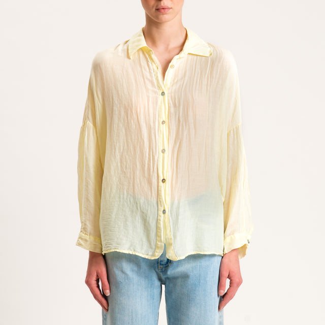 Motel-Camicia mussola - giallo