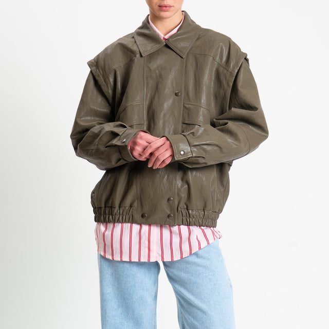 Motel-Bomber similpelle - militare