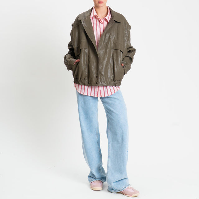 Motel-Bomber similpelle - militare