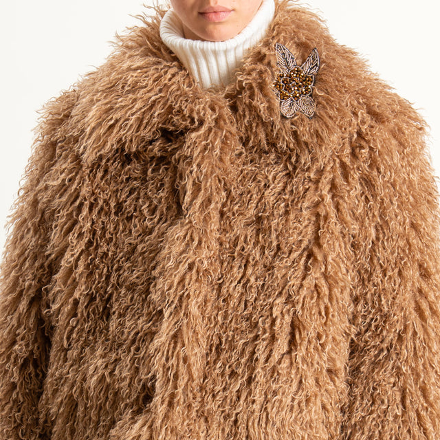 Motel-Giacca eco mongolia - miele