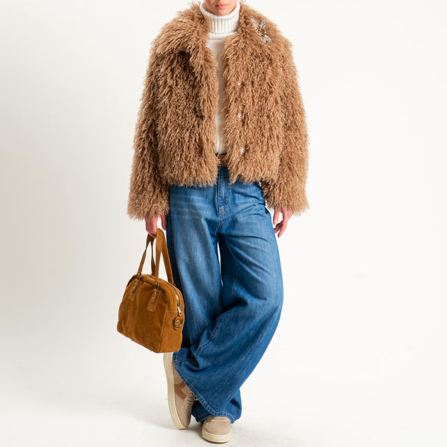 Motel-Giacca eco mongolia - miele