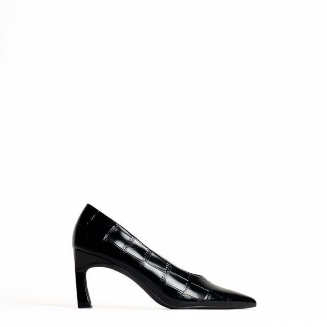 Ovyé-Décolleté effetto cocco - nero
