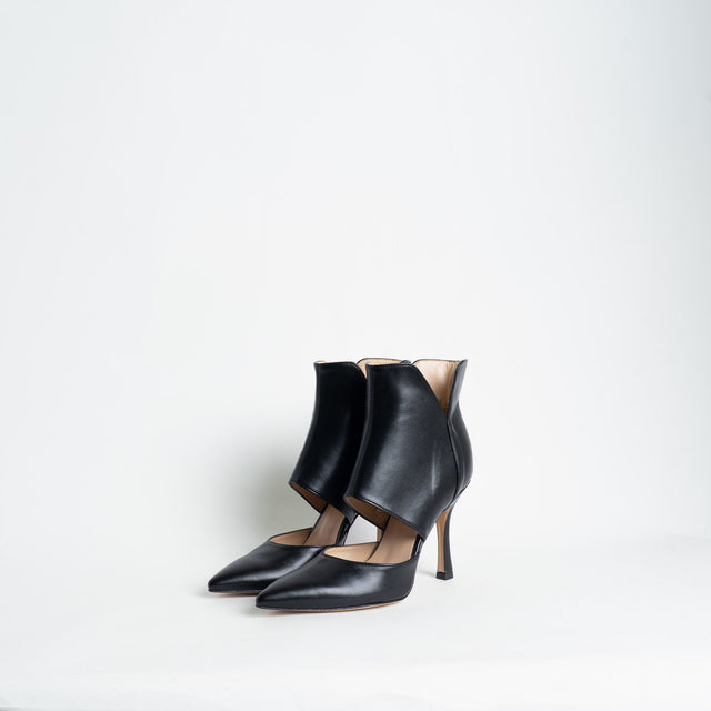 Ovyè-Stivaletto cut out con tacco - nero