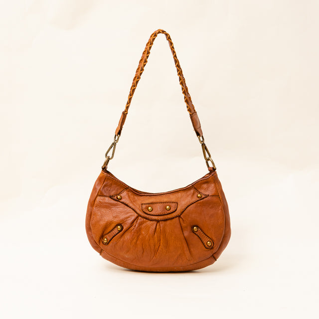 Zeroassoluto - Shoulder bag with studs - leather