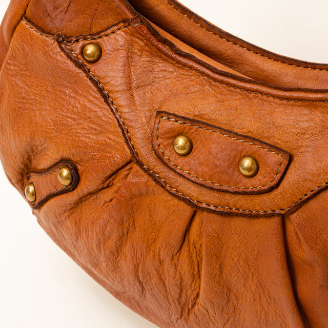 Zeroassoluto - Shoulder bag with studs - leather