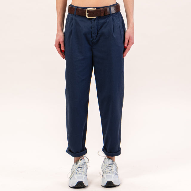 Zeroassoluto-Pantalone LOLA elastico dietro - blu