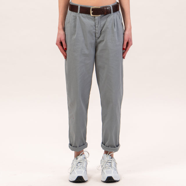 Zeroassoluto-Pantalone LOLA elastico dietro - grey