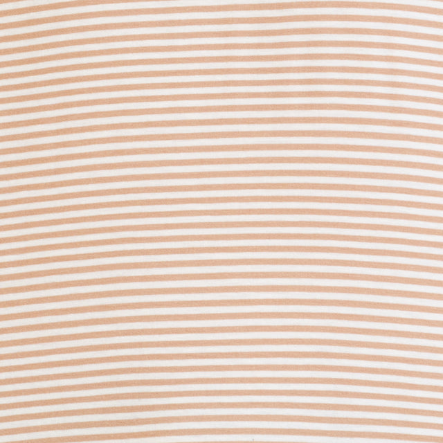 Zeroassoluto-T-shirt righe in jersey manica 3/4 - latte/beige