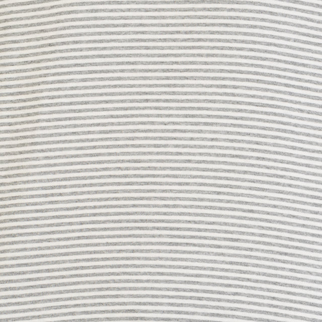 Zeroassoluto-T-shirt a righe in jersey - latte/grigio melange