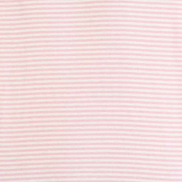Zeroassoluto-T-shirt righe in jersey manica 3/4 - latte/rosa