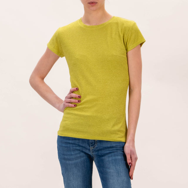 Zeroassoluto-T-shirt lurex - lime