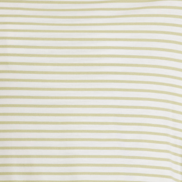 Zeroassoluto-T-shirt CLOE righe in jersey - righe medio latte/pistacchio