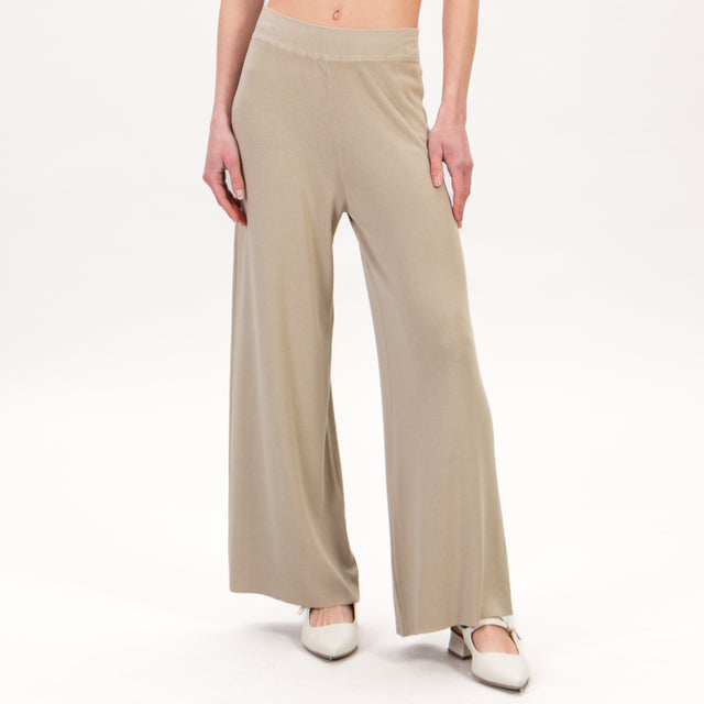 Zeroassoluto-Pantalone in maglia elastico in vita - yuta