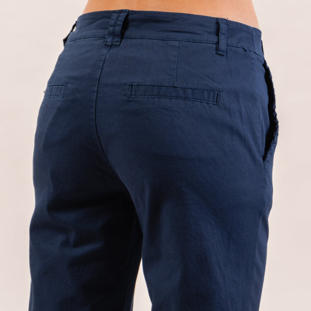 Zeroassoluto-Pantalone LOIS chino elasticizzato - blu