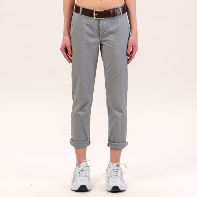 Zeroassoluto-Pantalone LOIS chino elasticizzato - grey