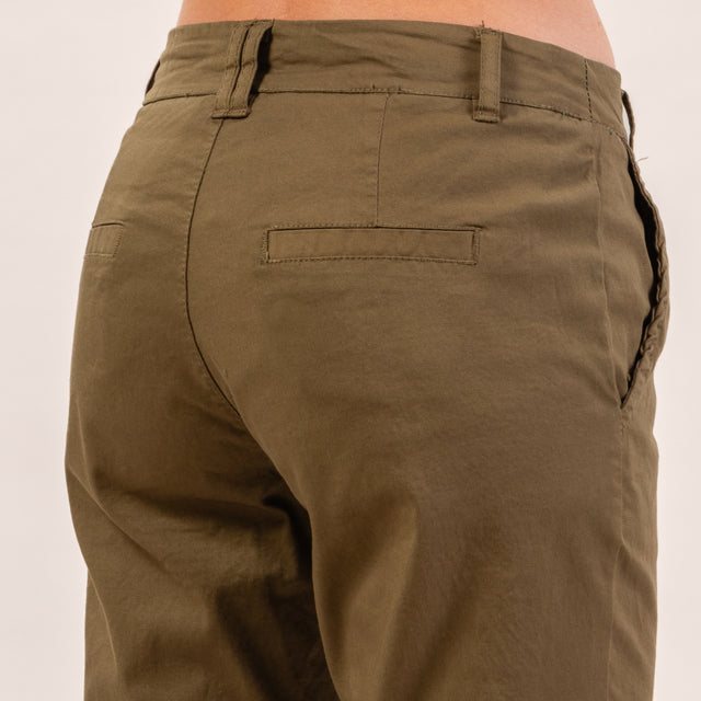 Zeroassoluto-Pantalone LOIS chino elasticizzato - kaky