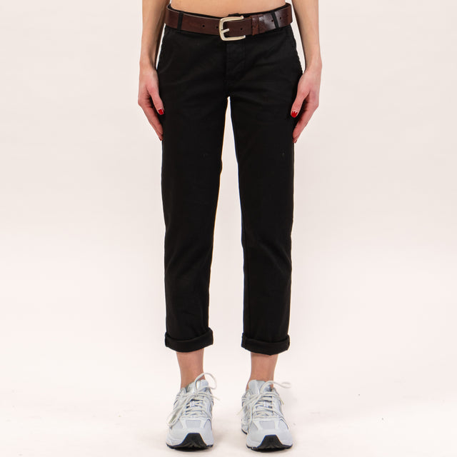 Zeroassoluto-Pantalone LOIS chino elasticizzato - nero