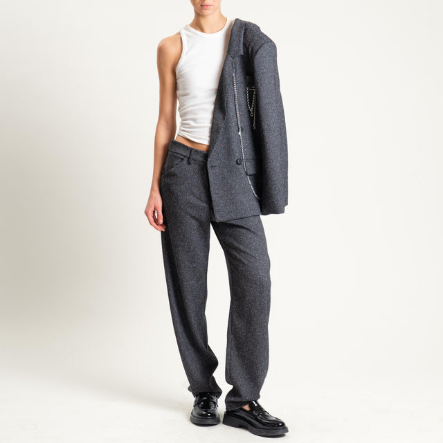 Philia Loft-Pantalone straight - antracite