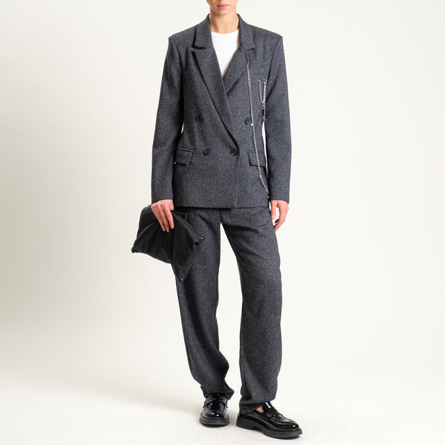 Philia Loft-Pantalone straight - antracite