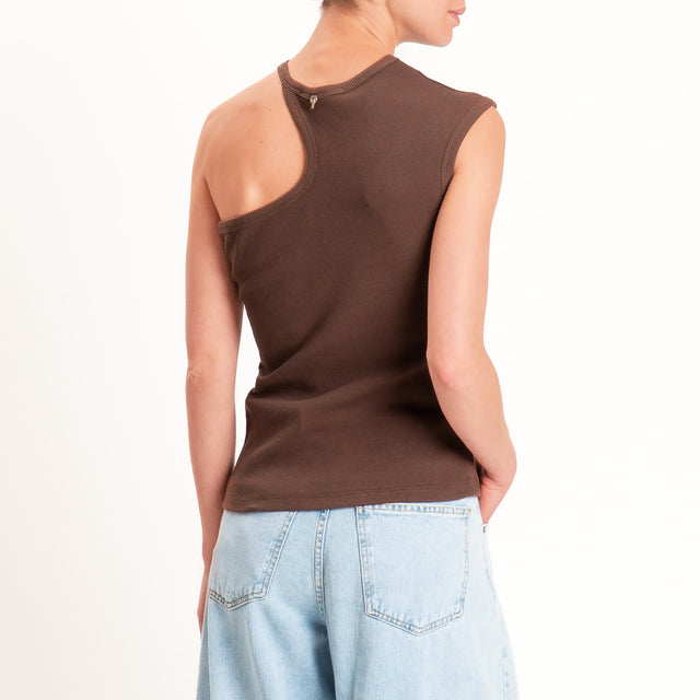 Philia Loft-Top cut out costine - choco