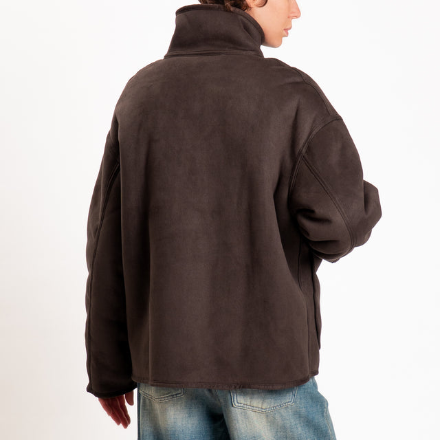 Philia loft-Cappotto ecomontone - moro