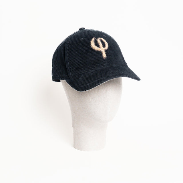 Philia Loft-Cappello velluto 500 righe - nero