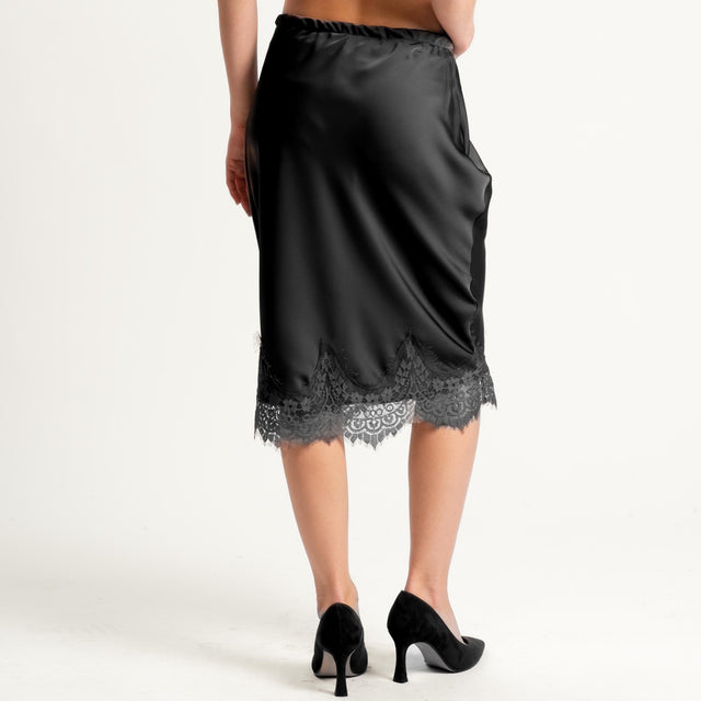 Philia Loft-Gonna con pizzo - nero