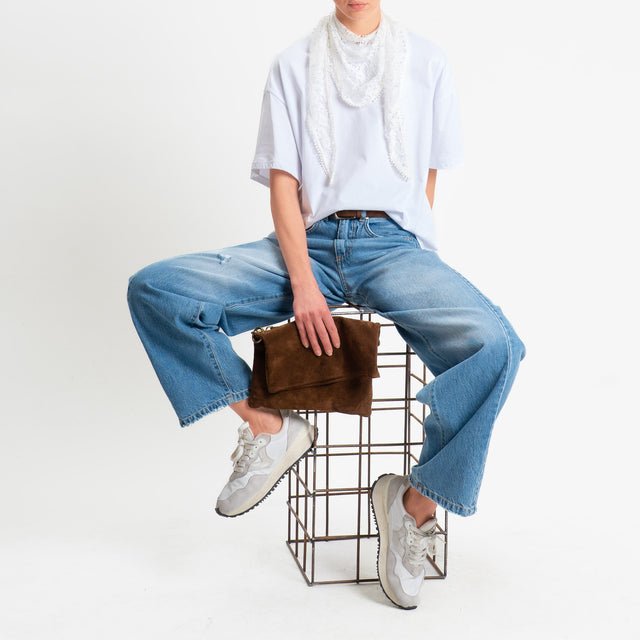 Philia Loft-T-shirt girocollo + fusciacca - bianco