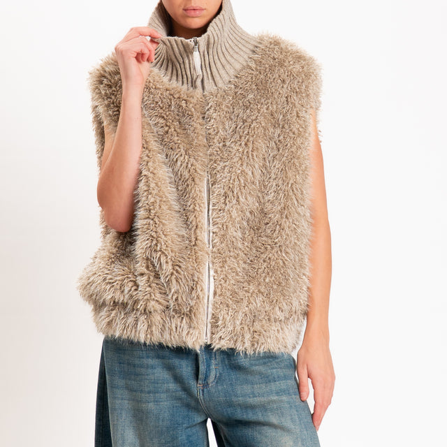 Philia loft-Gilet ecopelliccia - cacha