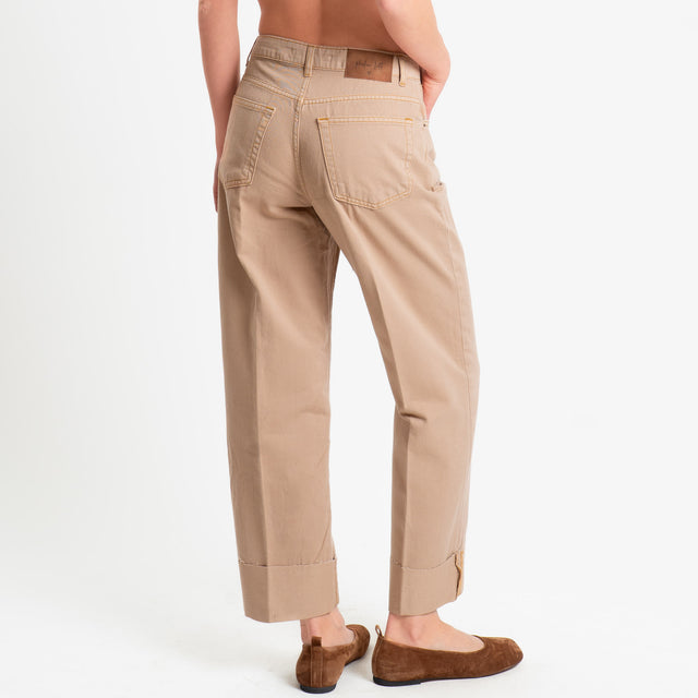 Philia Loft-Jeans taglio vivo straight fit - desert
