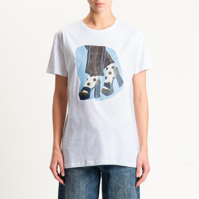 Philia Loft -T-shirt stampa - bianco