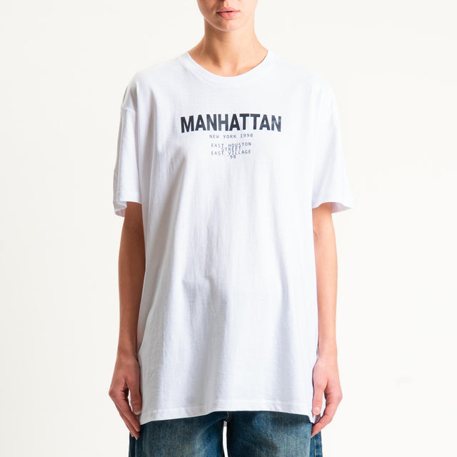 Philia Loft-T-shirt "MANHATTAN" - bianco