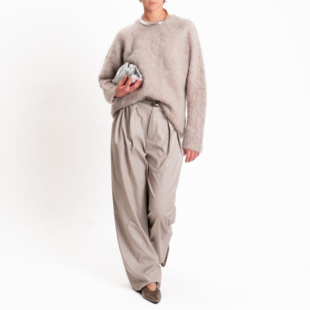 Philia loft-Pantalone wide leg con pinces - cacha