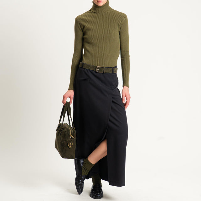 Philia Loft-Gonna spacco davanti - nero