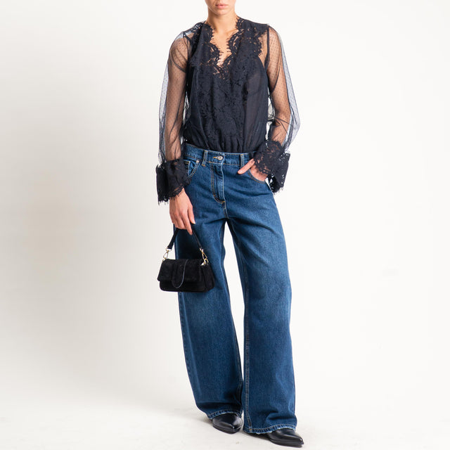 Philia Loft-Body con pizzo - nero