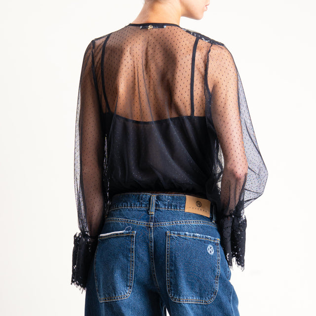 Philia Loft-Body con pizzo - nero