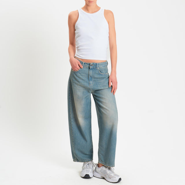 Souvenir-Jeans tessuto tencel mom fit - denim