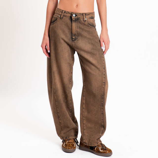 Souvenir-Jeans SOFIA maltinto tela slegata - denim moro