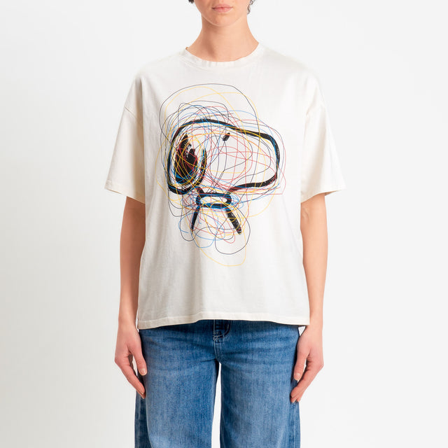 Souvenir-T-shirt stampa SNOOPY - burro