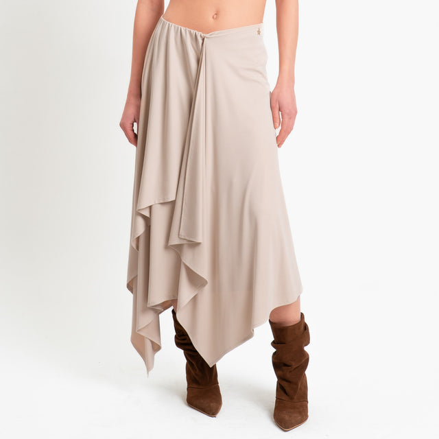 Souvenir-Gonna portafoglio elastico in vita - vaniglia